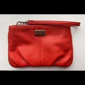 Express red wristlet purse